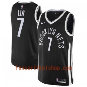 NBA Brooklyn Nets Trikot Jeremy Lin 7 Nike City Edition Swingman - Herren
